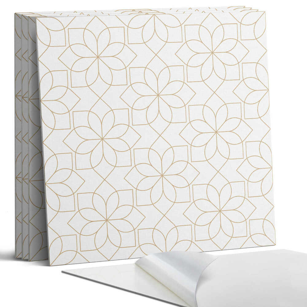 Pvc obkladový panel Geometrický květinový vzor