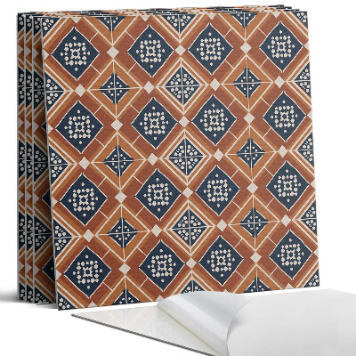 Pvc obkladový panel Geometrie v hnědé a bílé barvě