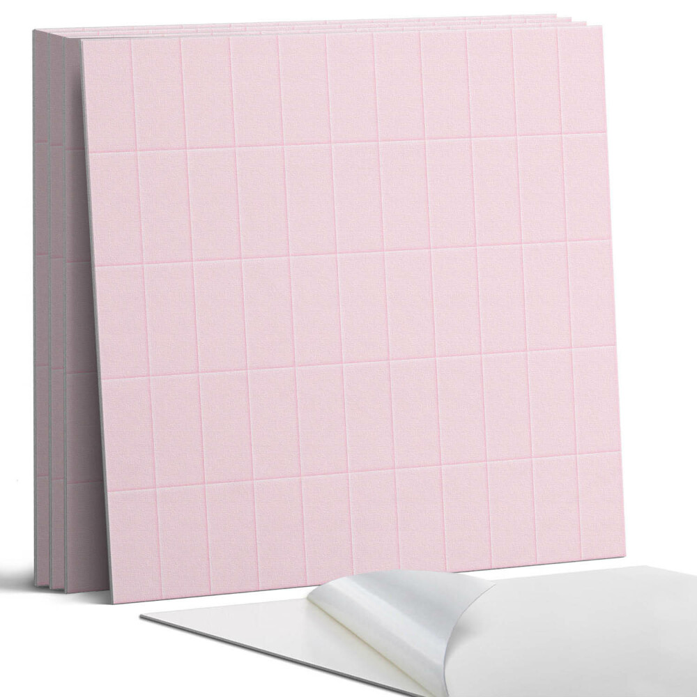 Pvc obkladový panel Hladké dlaždice v mřížce