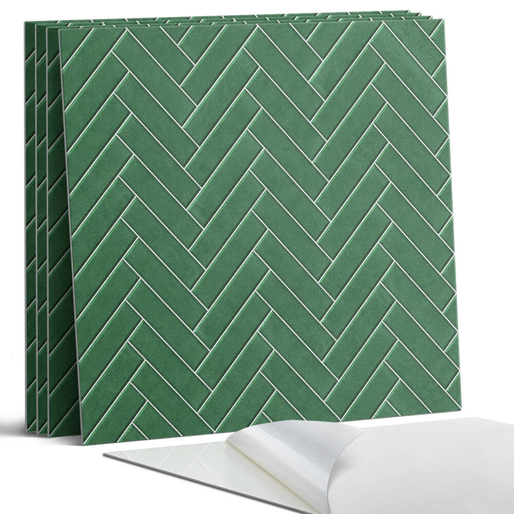 Nástěnný panel Rybí kostní vzor na dlaždicích