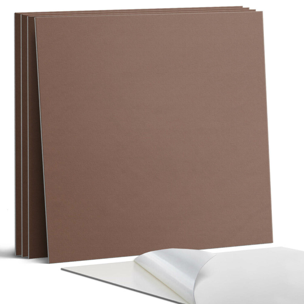 Dekorativní panel na zeď kvadratový Barva Hnědá