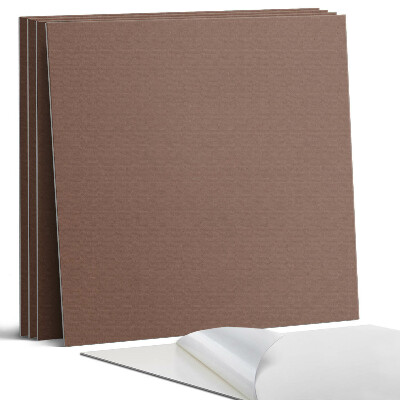 Dekorativní panel na zeď kvadratový Barva Hnědá