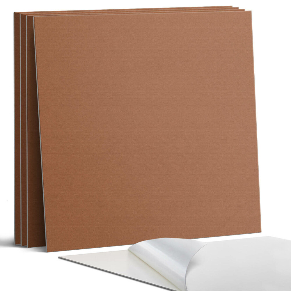 Dekorativní panel na zeď kvadratový Barva Hnědá