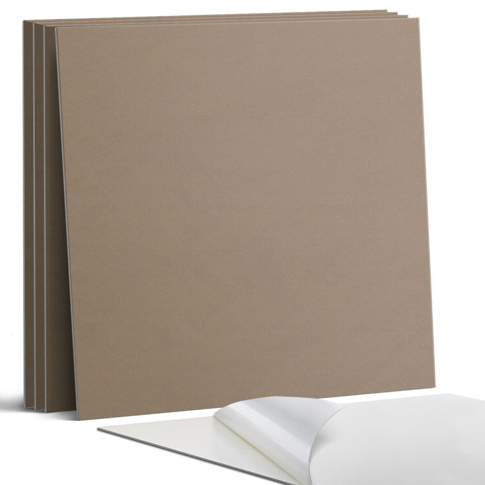 Dekorativní panel na zeď kvadratový Barva Hnědá