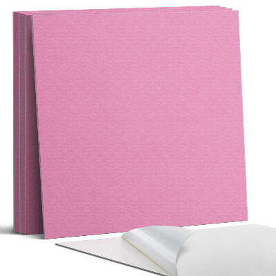 Dekorativní panel na zeď kvadratový Pastelově růžová barva