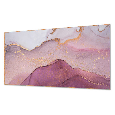 Dekorativní panel na zeď Abstraktní krajina s vlnícími se tvary