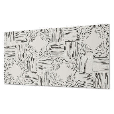 Dekorativní panel na zeď Stylizované tvary v geometrickém pořadí