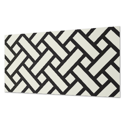 Pvc panel do koupelny Geometrický vzor s copem