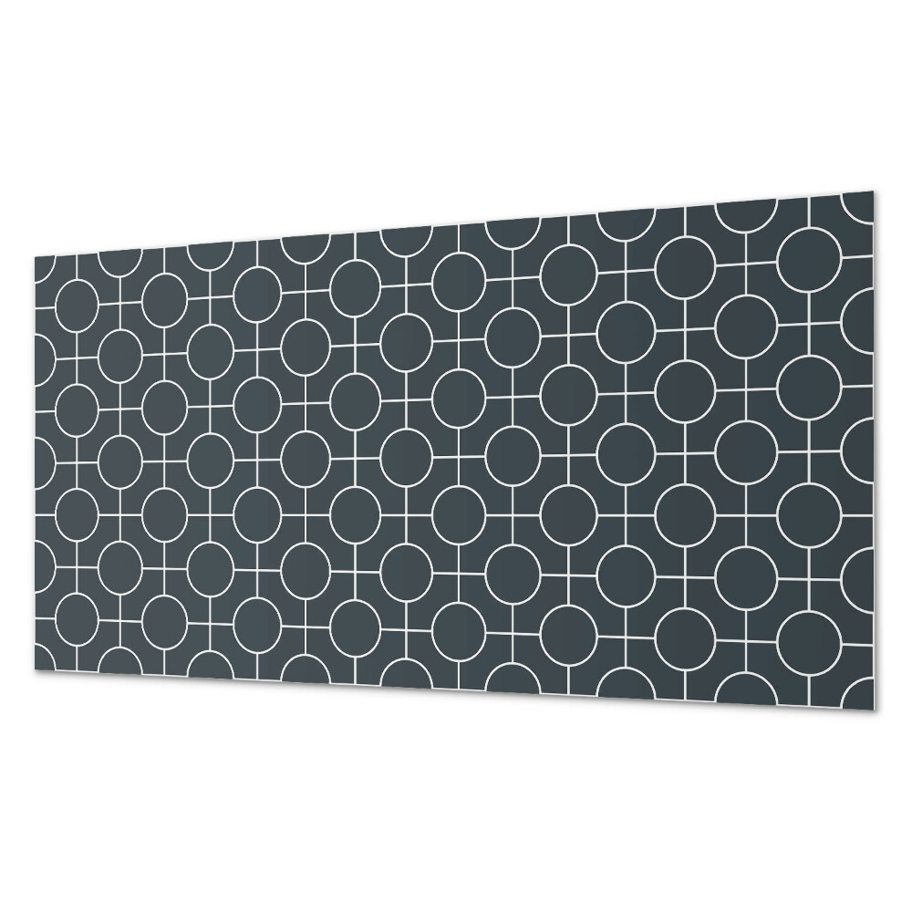 Dekorativní panel na zeď Vzor kruhů a čar v geometrii