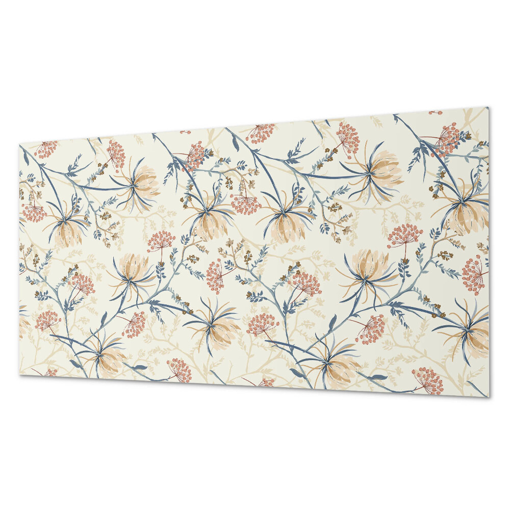 Pvc panel do koupelny Květinový motiv