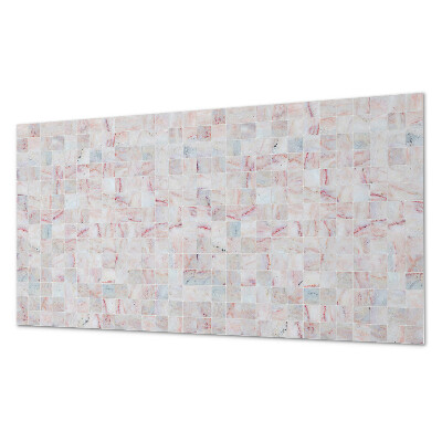 Pvc panel do koupelny Mozaikový vzor čtvercových tvarů