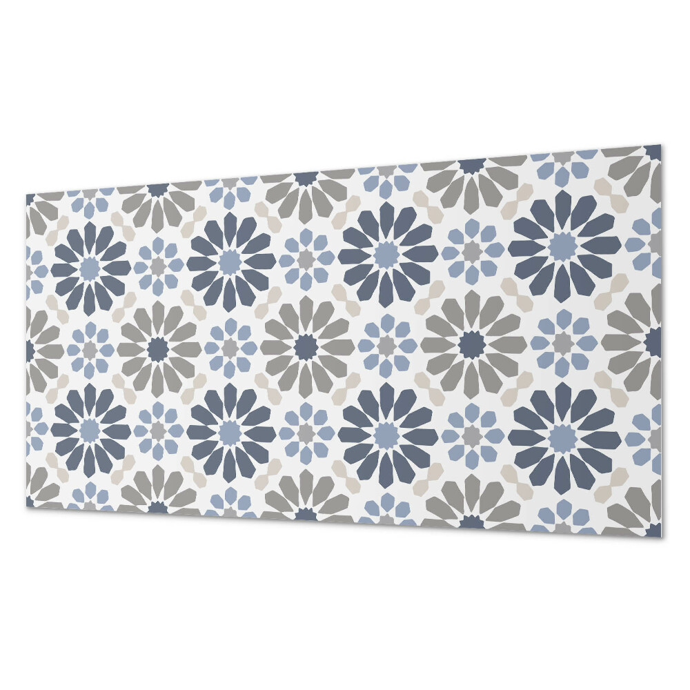 Pvc panel do koupelny Květinová harmonie v symetrii