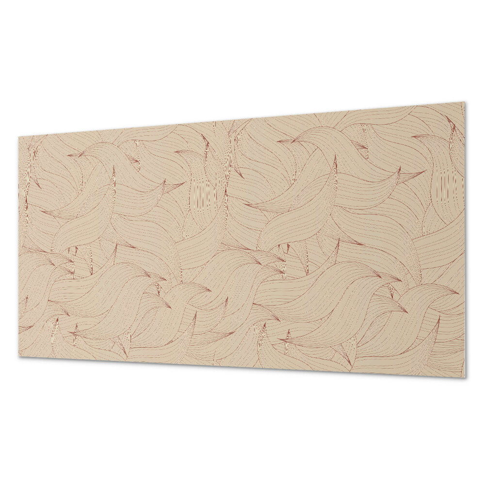 Dekorativní panel na zeď Vlnitý vzorek čar