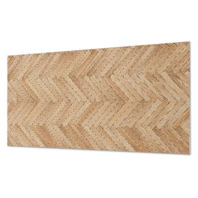 Obkladový panel Rybí kostní vzor na podlaze