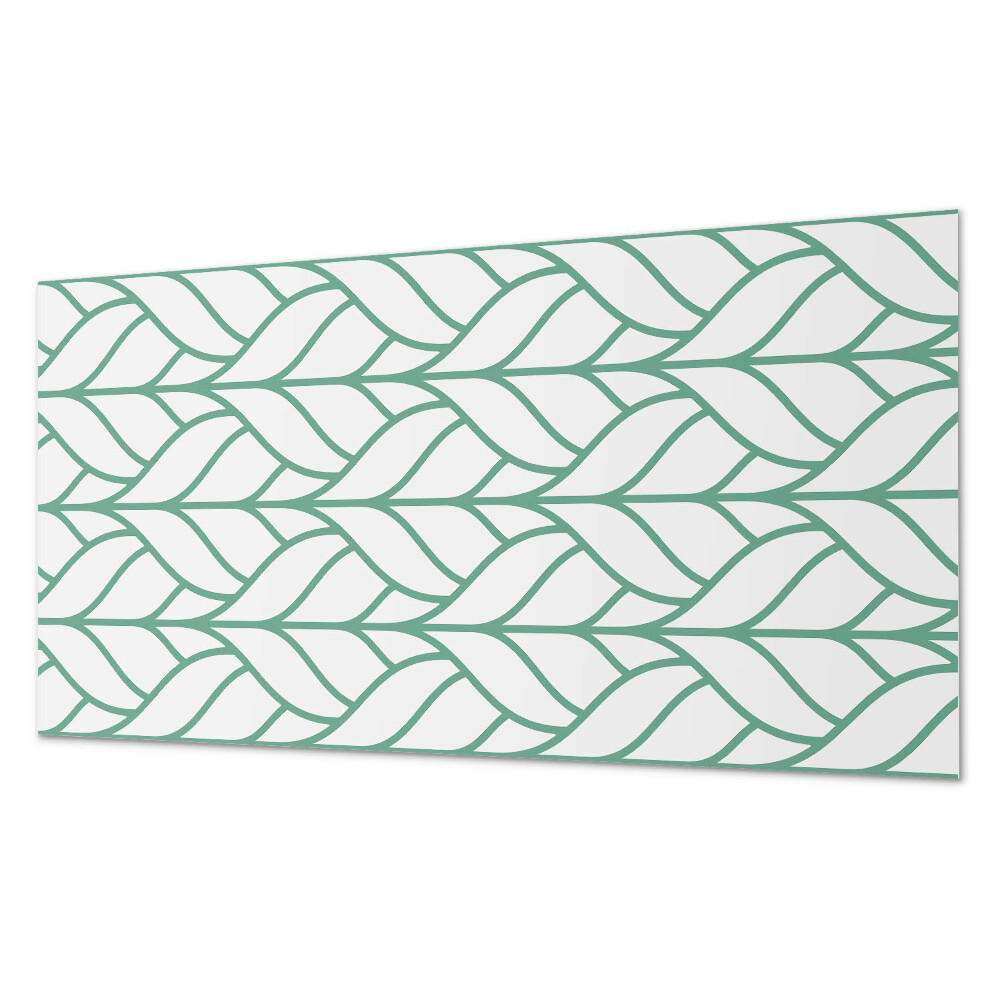 Pvc panel do koupelny Listy v harmonické symetrii