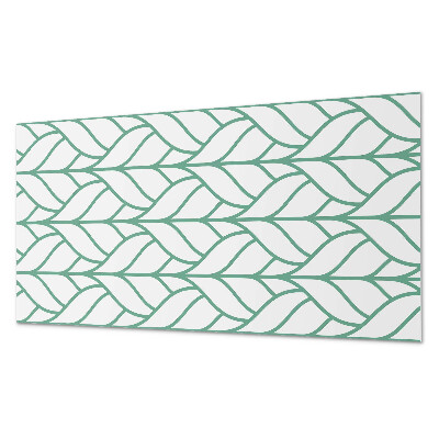 Pvc panel do koupelny Listy v harmonické symetrii