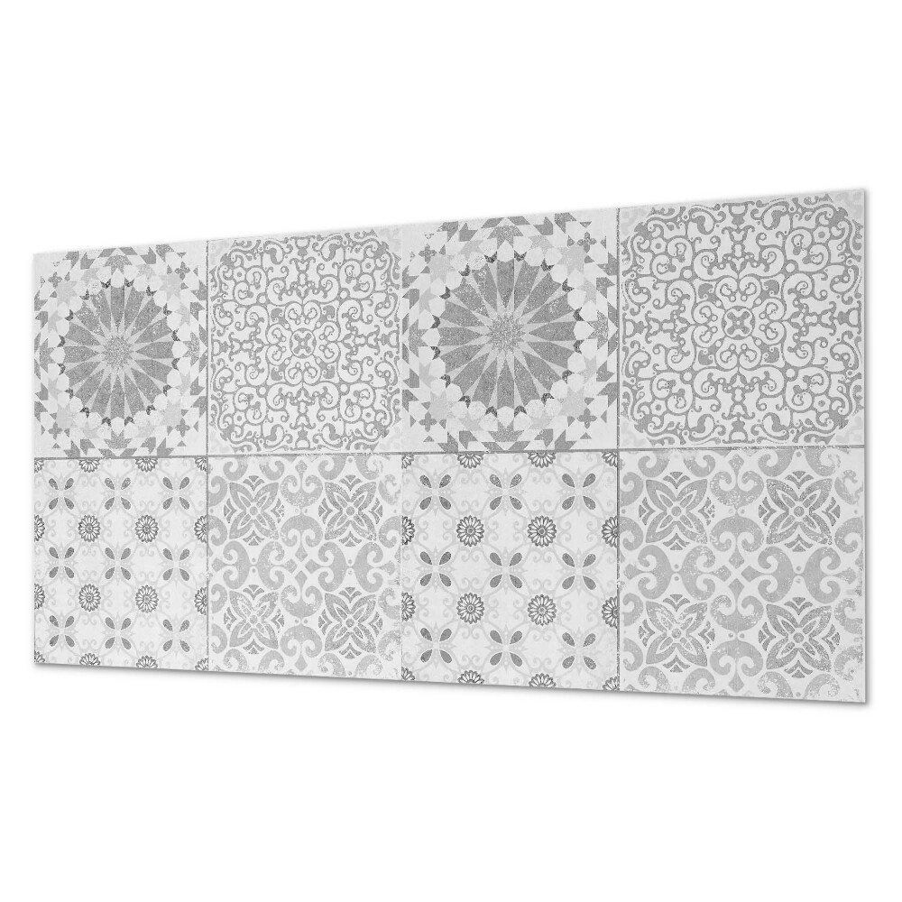 Dekorativní panel na zeď Geometricko-květinový motiv