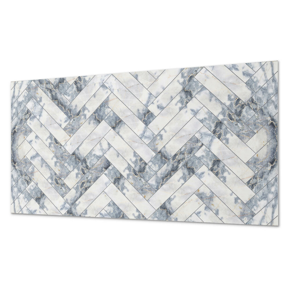 Pvc panel do koupelny Rybí kost mramorový vzor