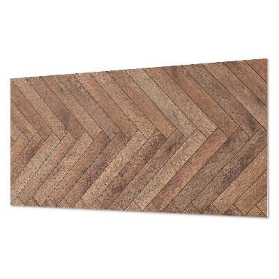 Dekoracni panel Desky uspořádané do vzoru rybí kosti