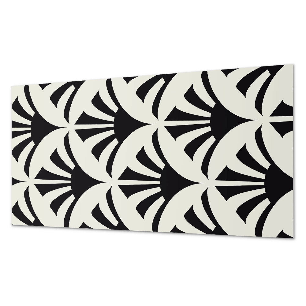 Dekorativní panel na zeď Zelené akcenty v abstraktním stylu