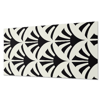 Dekorativní panel na zeď Zelené akcenty v abstraktním stylu