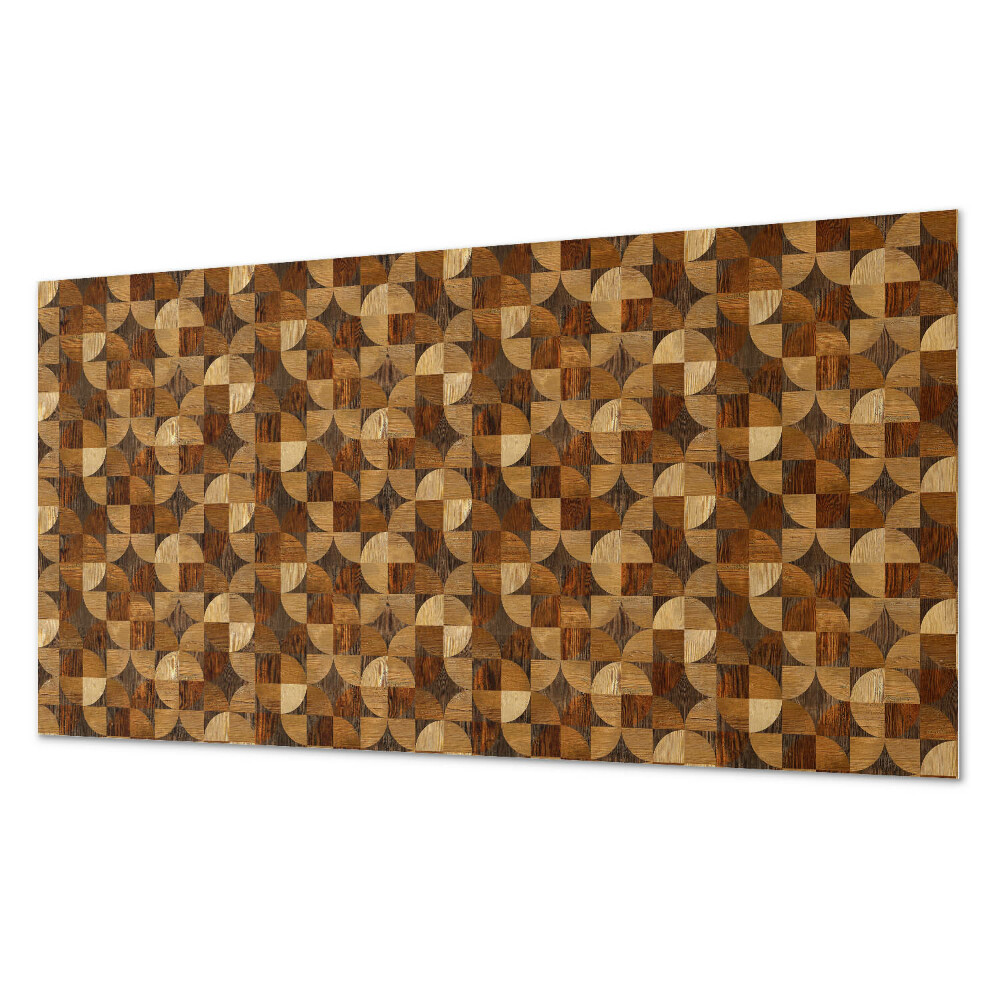 Dekorativní panel na zeď Vzor inspirovaný geometrií dřeva