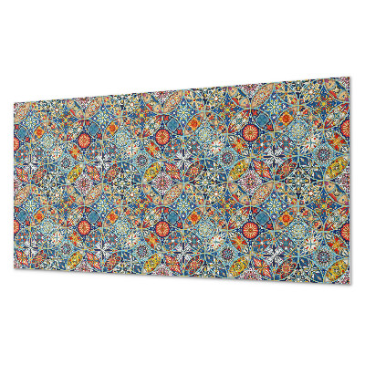 Dekoracni panel Motiv vícebarevné mandaly