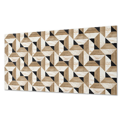 Pvc panel do koupelny Abstraktní motiv trojúhelníkových tvarů