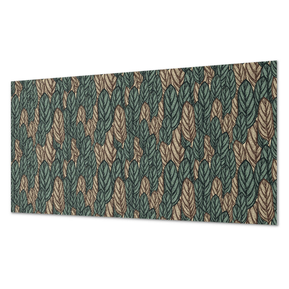 Dekoracni panel Listy v plochém uspořádání