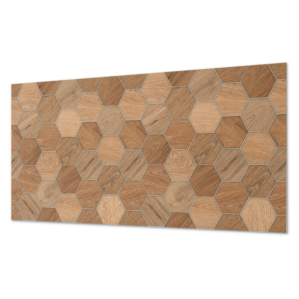 Pvc panel do koupelny Šestihranný vzor na povrchu