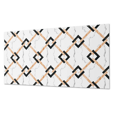 Pvc panel do koupelny Moderní mramorové geometrické motivy