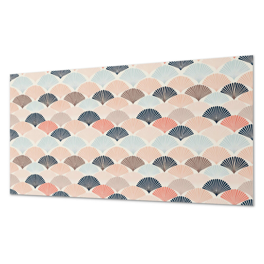 Pvc panel do koupelny Vlny s motivem vějíře