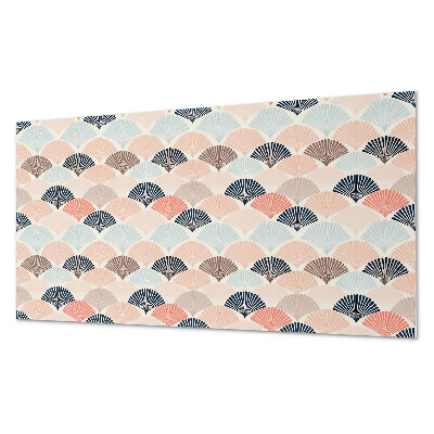 Pvc panel do koupelny Vlny s motivem vějíře