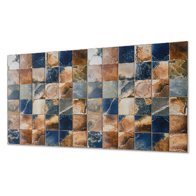 Pvc panel do koupelny Kamenné vzory v mozaikové kompozici