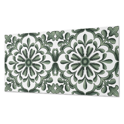 Dekorativní panel na zeď Rostlinný motiv v kruhu