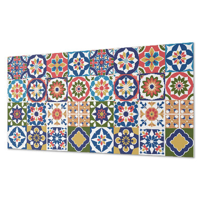 Pvc panel do koupelny Mozaikové čtverce v atraktivním uspořádání