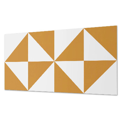 Dekorativní panel na zeď Trojúhelníkové vzory v čtvercových rámech