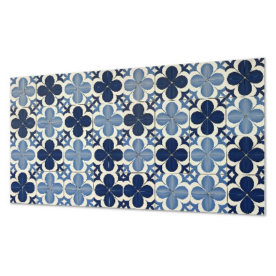 Dekorativní panel na zeď Květinové tvary v geometrii