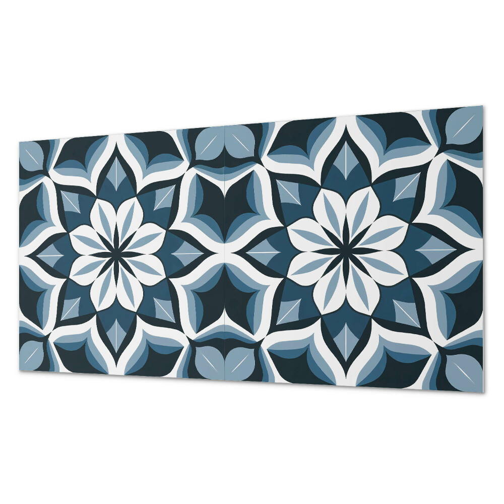 Pvc panel do koupelny Květinová harmonie v symetrii