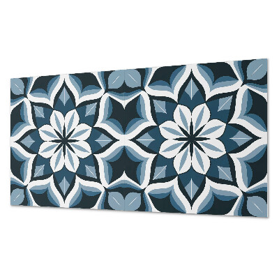 Pvc panel do koupelny Květinová harmonie v symetrii