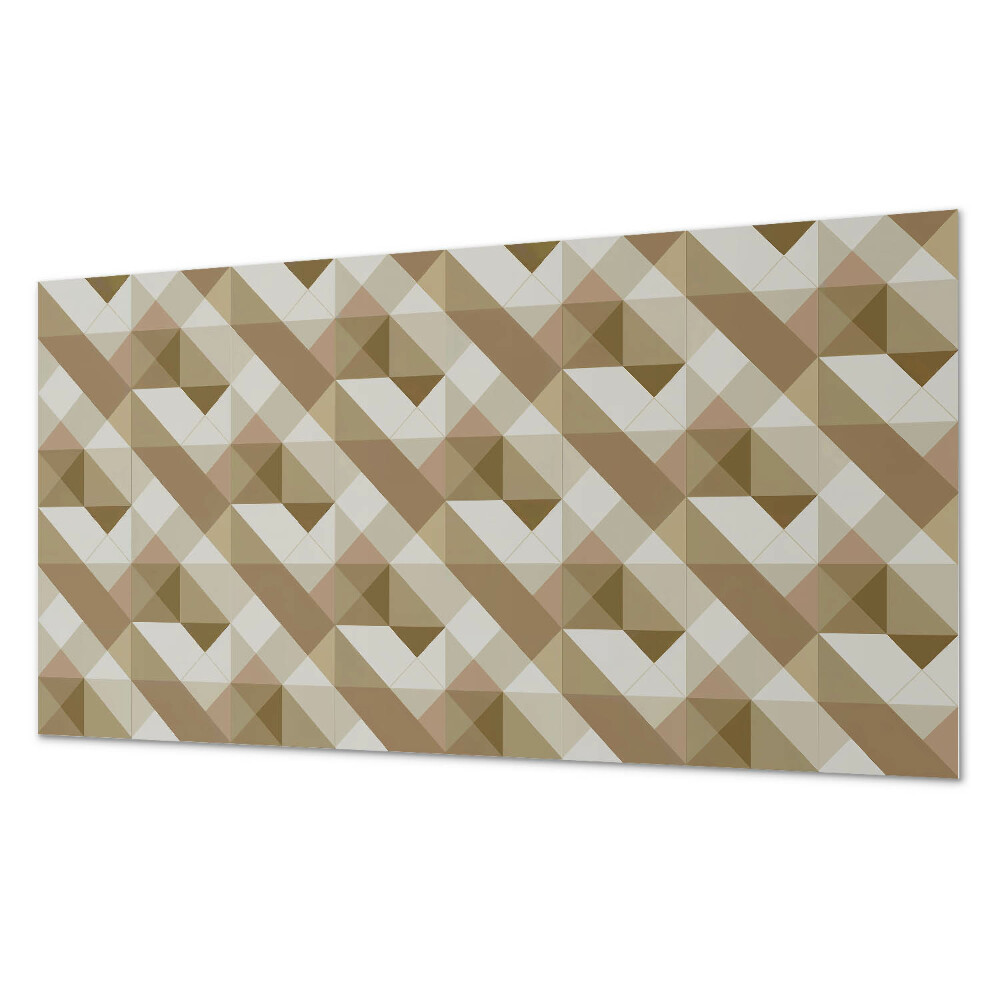 Dekorativní panel na zeď Zemité tvary v geometrickém stylu