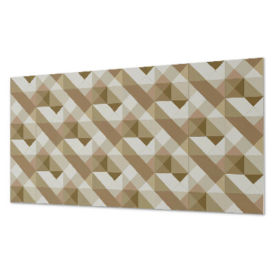 Dekorativní panel na zeď Zemité tvary v geometrickém stylu