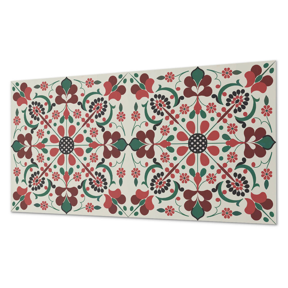 Dekorativní panel na zeď Květinová harmonie v symetrickém stylu