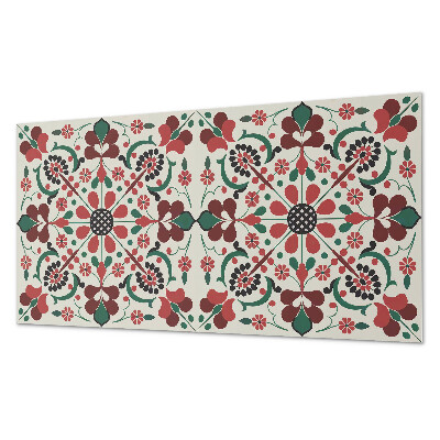 Dekorativní panel na zeď Květinová harmonie v symetrickém stylu