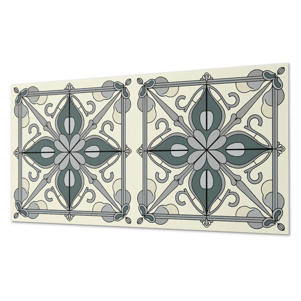 Pvc panel do koupelny Květinový motiv s ozdobnými detaily