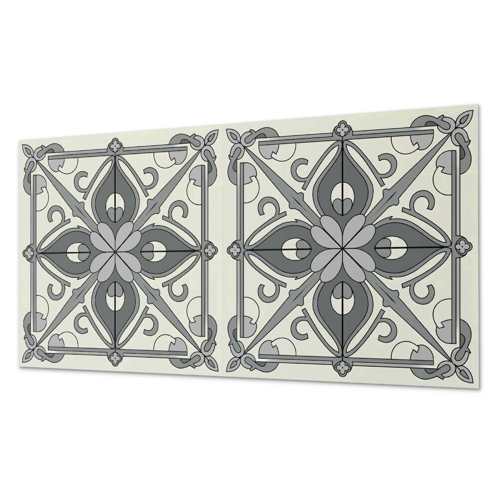 Dekorativní panel na zeď Květinový vzor v harmonické symetrii