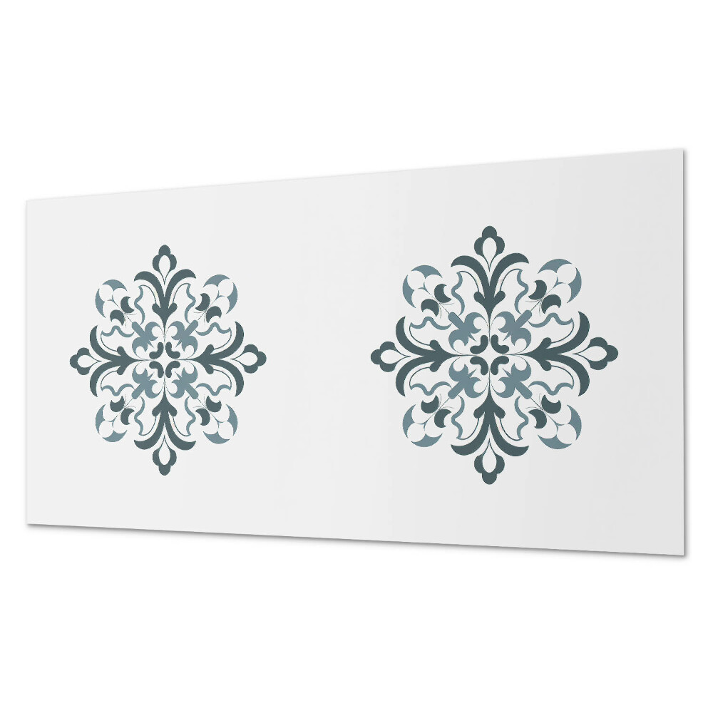 Pvc panel do koupelny Květinový motiv v harmonické symetrii