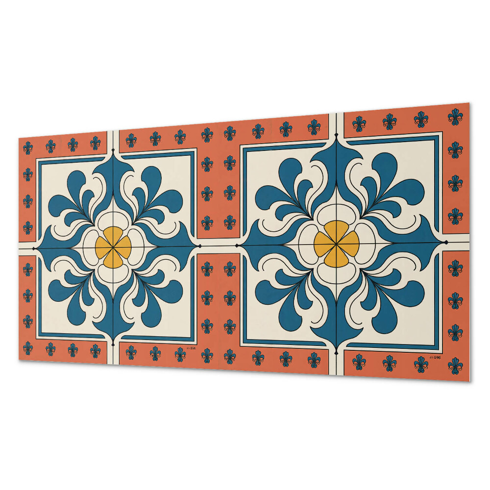 Obkladový panel Květinový motiv v lidovém stylu