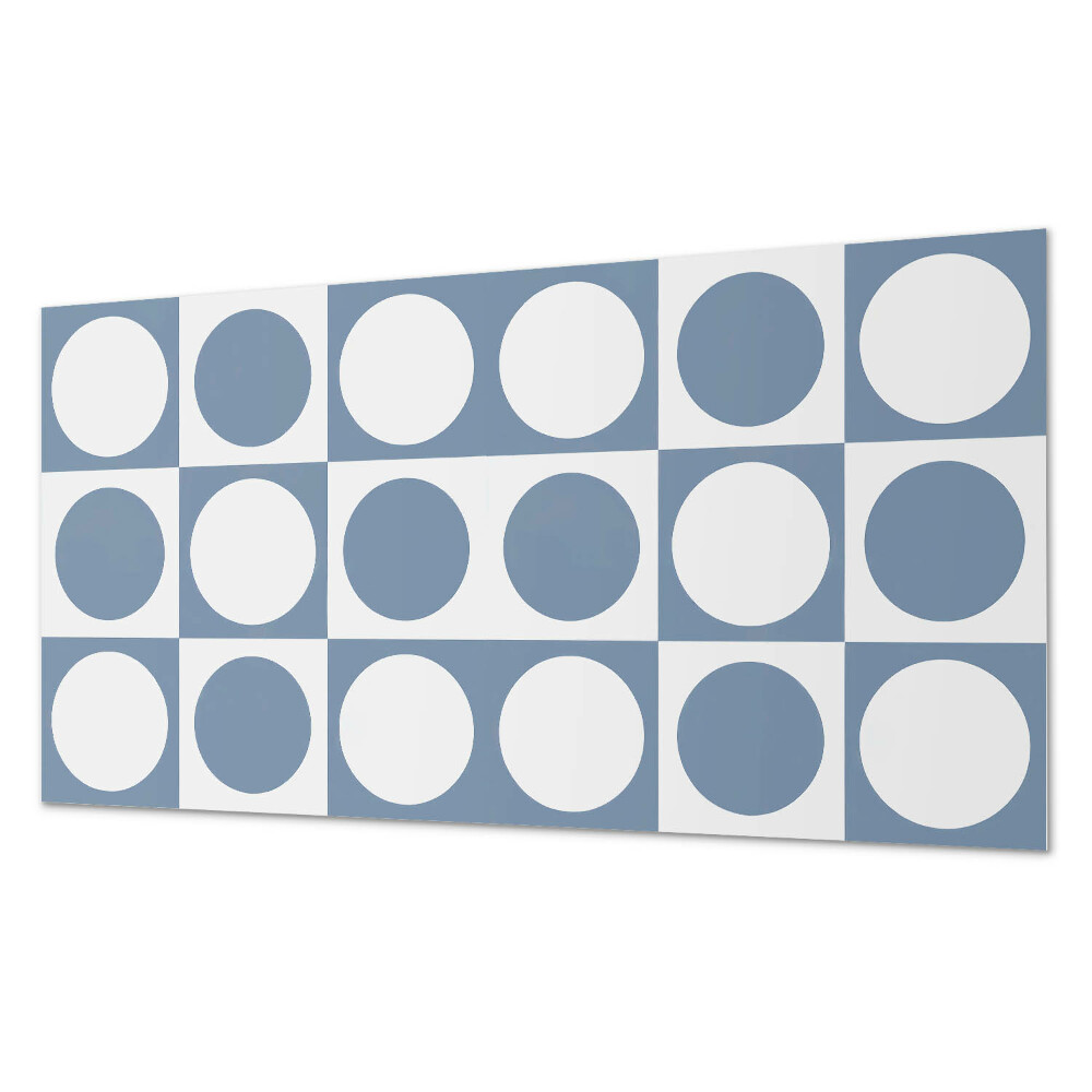 Dekorativní panel na zeď Kruhové vzory v síťové kompozici