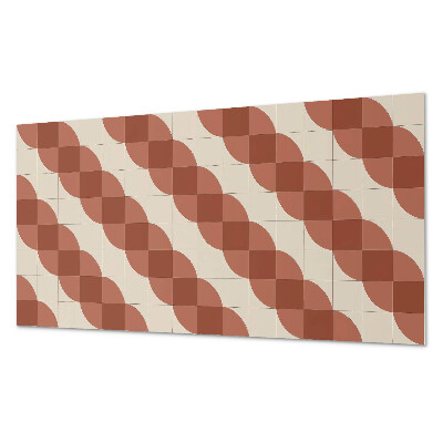 Pvc panel do koupelny Geometrický vlnitý vzor